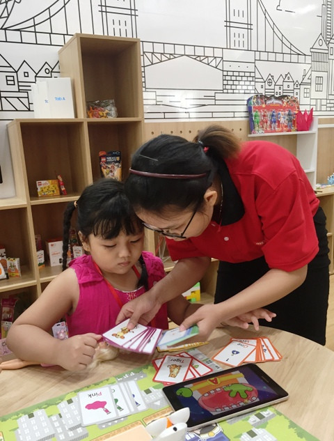 Bé Lam Phương hứng thú kèm tò mò với những hình ảnh do cô giáo giới thiệu Bé Lam Phương hứng thú kèm tò mò với những hình ảnh do cô giáo giới thiệu