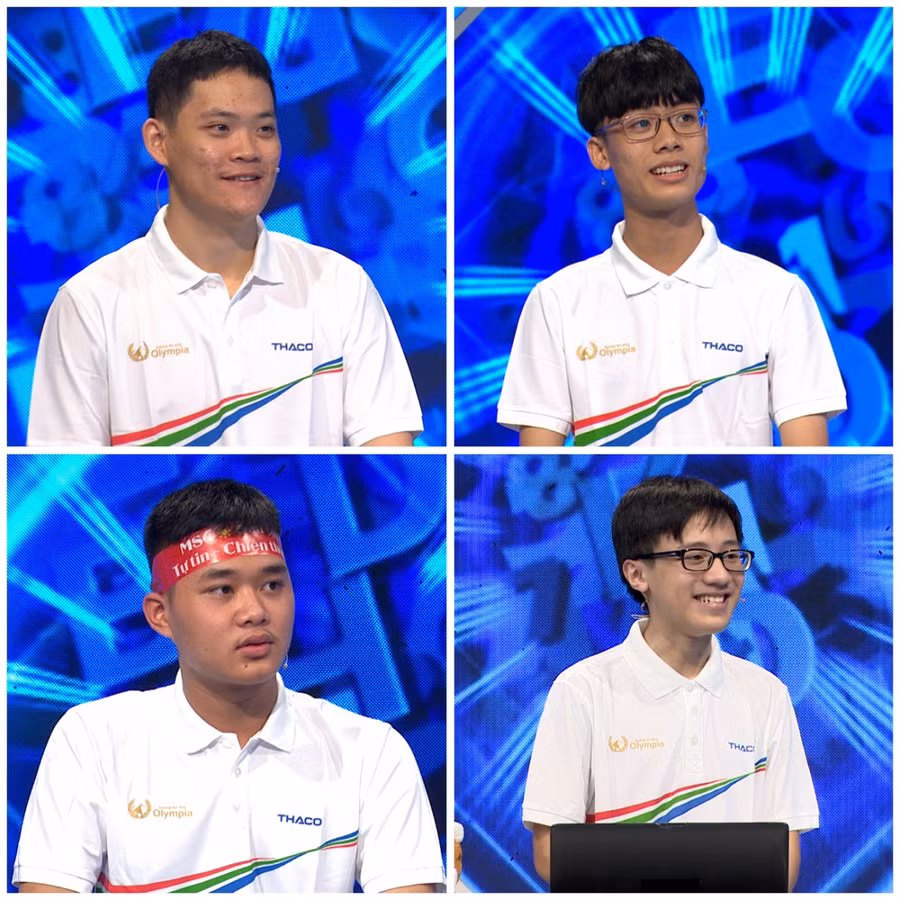 Các thí sinh dự cuộc thi tuần.