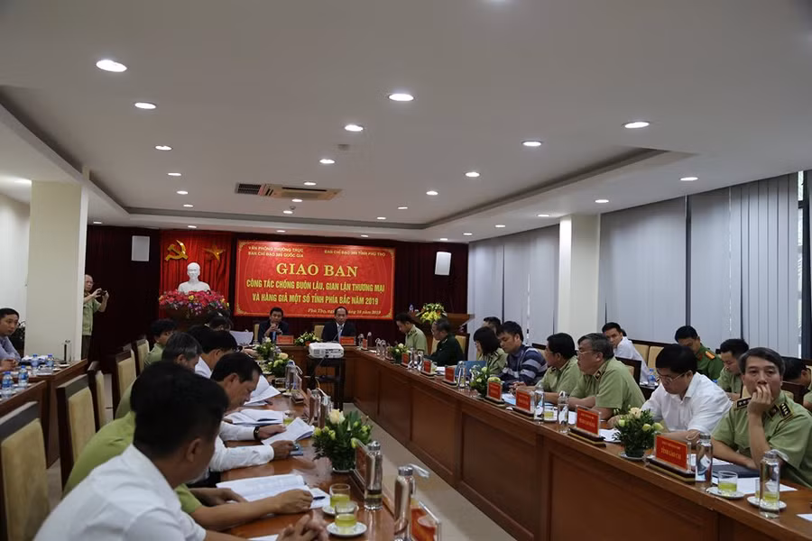 Giao ban công tác chống buôn lậu, gian lận thương mại và hàng giả phía Bắc năm 2019.
