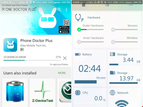 Ứng dụng giúp kiểm tra toàn diện smartphone Android và iPhone cũ