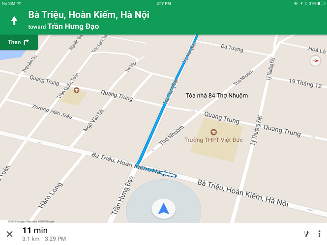 Google Maps thêm tính năng chỉ đường chi tiết tại Việt Nam 