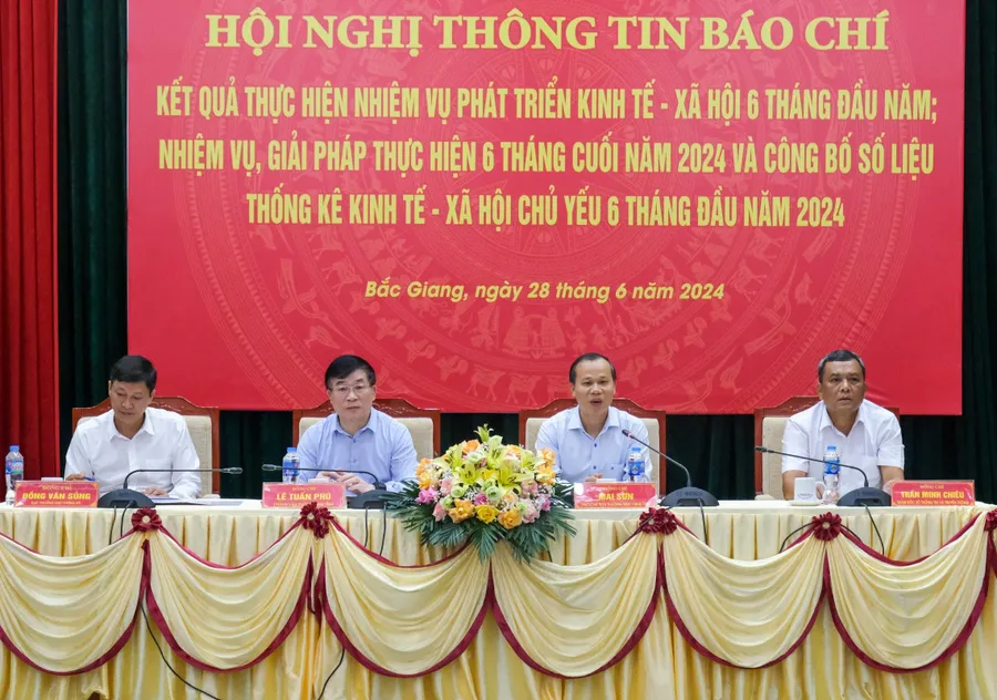Ông Mai Sơn, Phó Chủ tịch Thường trực UBND tỉnh Bắc Giang chủ trì hội nghị.