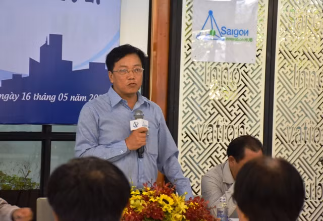 Ông Nguyễn Khắc Thanh – Phó Giám đốc Sở KH&CN TPHCM, phát biểu tại sự kiện