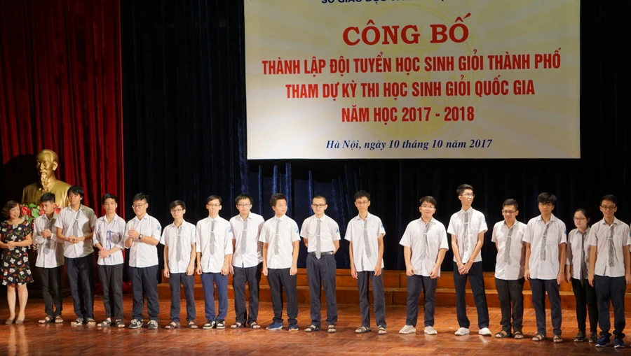 Hà Nội dẫn đầu kỳ thi chọn học sinh giỏi quốc gia THPT năm 2018