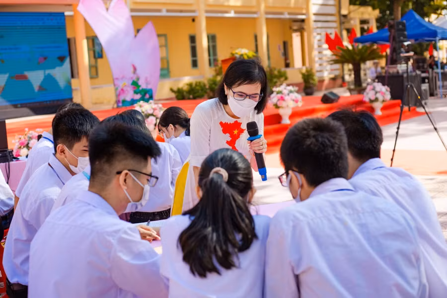 Lan tỏa văn hóa đọc sách tại trường học (Ảnh: CTV).