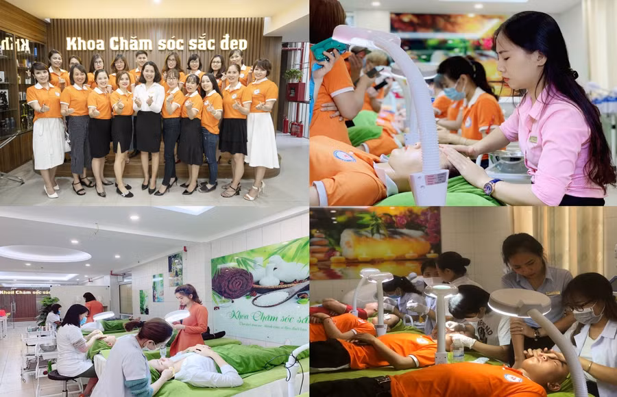 Sinh viên trường Cao đẳng Y Hà Nội.