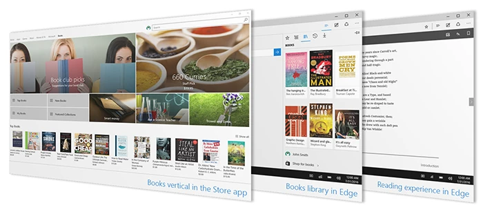 Microsoft tích hợp kho sách điện tử trên Windows 10