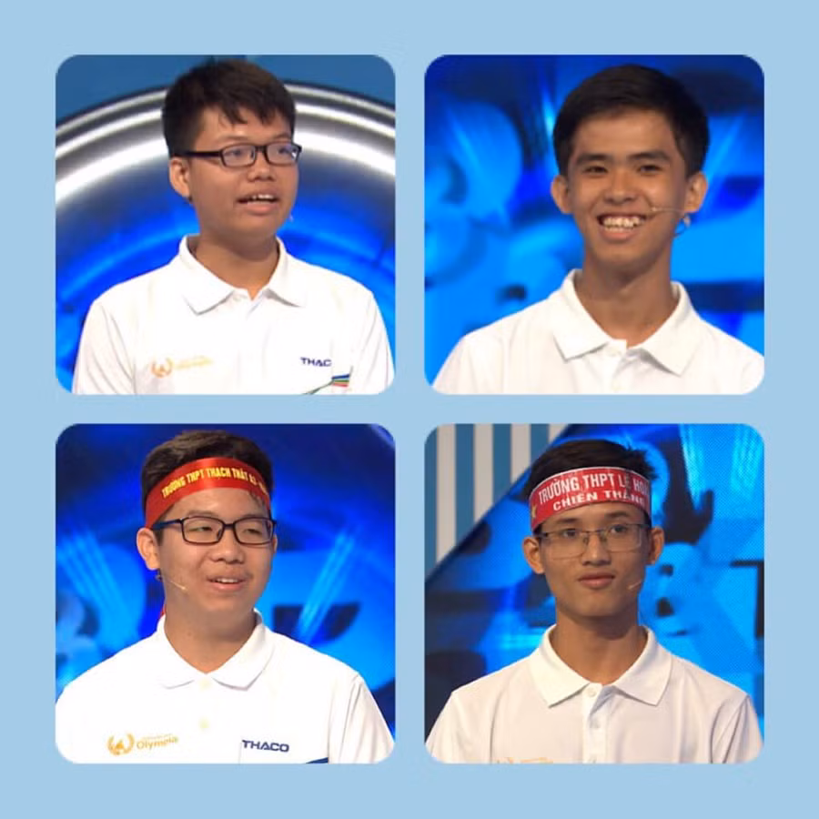 Bùi Toàn Thắng, Trần Minh Triết, Nguyễn Minh Tuân và Hoàng Đình Hùng.