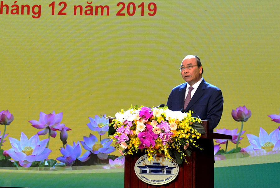 Thủ tướng Nguyễn Xuân Phúc phát biểu tại lễ kỉ niệm Thủ tướng Nguyễn Xuân Phúc phát biểu tại lễ kỉ niệm