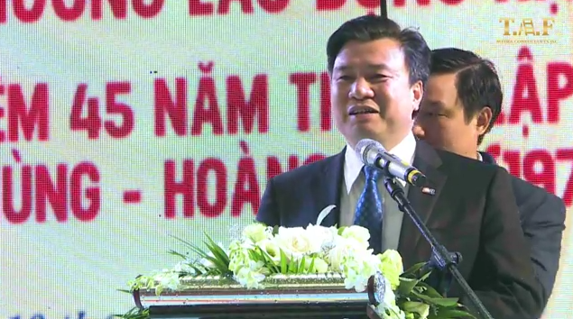 Thứ trưởng Nguyễn Hữu Độ phát biểu tại buổi lễ Thứ trưởng Nguyễn Hữu Độ phát biểu tại buổi lễ