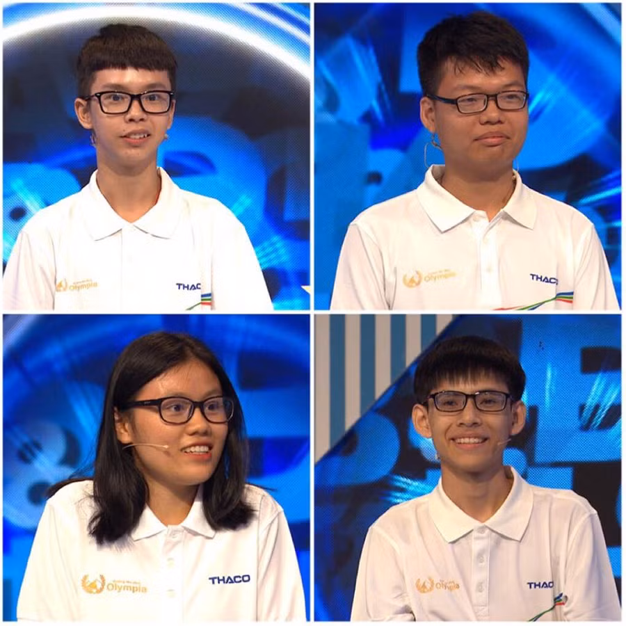 Các thí sinh dự thi: Công Đức, Toàn Thắng, Hồng Nhung, Nhật Huy