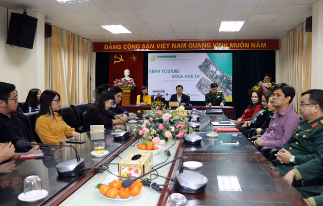 Lễ ra mắt kênh truyền thông HoLa VNU TV trên You Tube