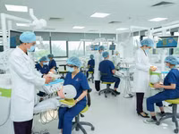 Sinh viên khối ngành sức khỏe Trường Đại học Nguyễn Tất Thành trong giờ thực hành. Ảnh: NTCC.