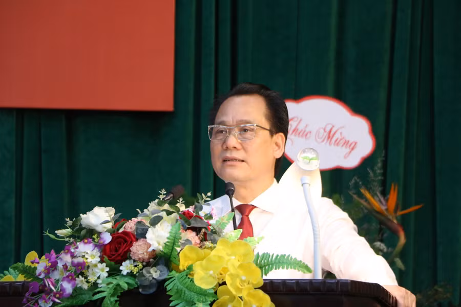 Bí thư Đảng ủy Khối các trường ĐH-CĐ Hà Nội Nguyễn Thanh Sơn nêu rõ một số nhiệm vụ trọng tâm trong thời gian tới.