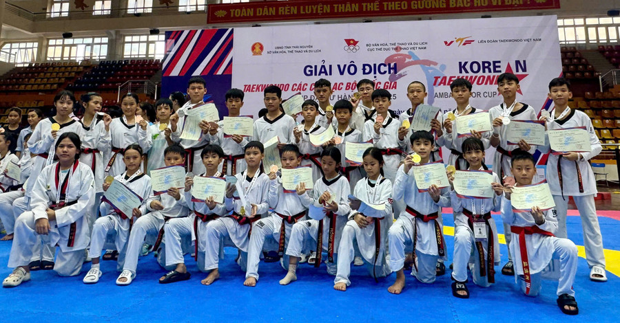 Đội Taekwondo TPHCM đạt thành tích Giải Vô địch các câu lạc bộ Quốc gia. ab.jpg