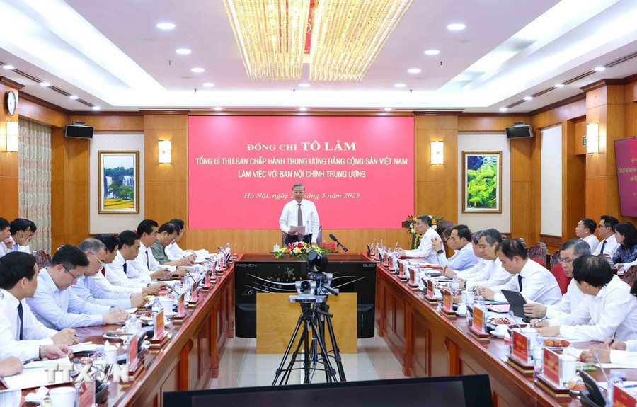 Tổng Bí thư Tô Lâm phát biểu chỉ đạo. (Ảnh: Phương Hoa/TTXVN). Tổng Bí thư Tô Lâm phát biểu chỉ đạo. (Ảnh: Phương Hoa/TTXVN).