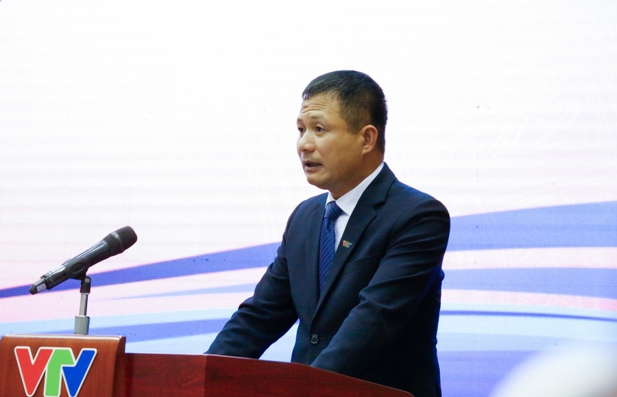 Ông Đỗ Đức Hoàng, Phó Tổng Giám đốc Đài THVN phát biểu. ptgd-do-duc-hoang.jpg
