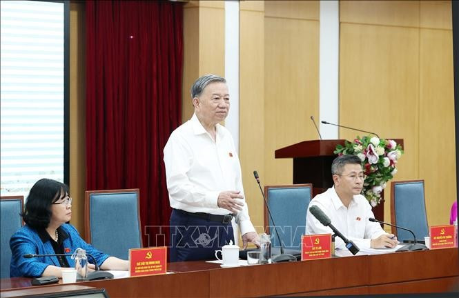 Tổng Bí thư Tô Lâm phát biểu. Ảnh: Thống Nhất/TTXVN