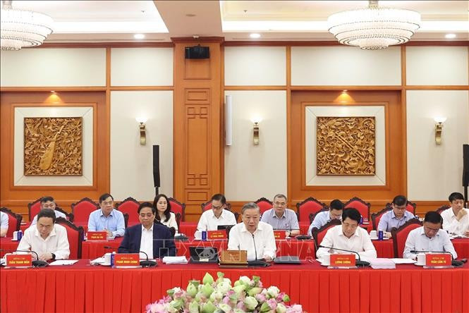 Tổng Bí thư Tô Lâm phát biểu. Ảnh: Thống Nhất/TTXVN.