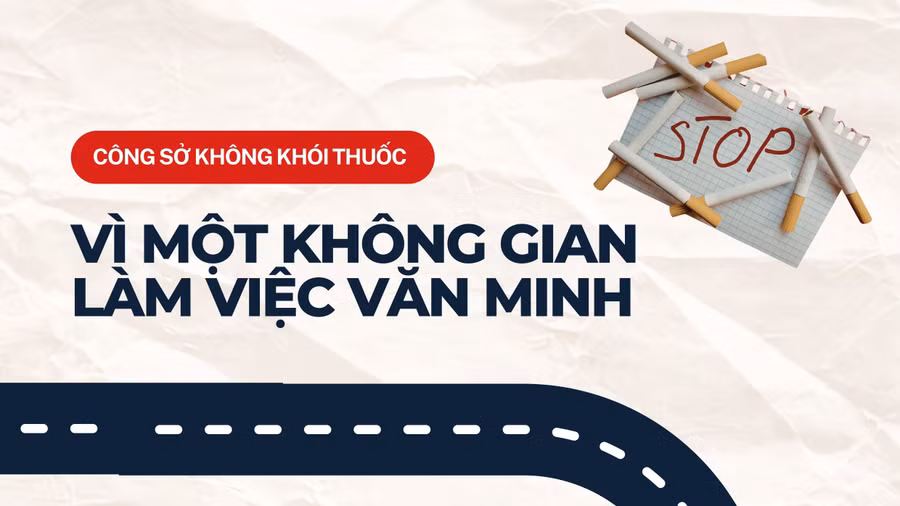 Infographic: Công sở không khói thuốc 