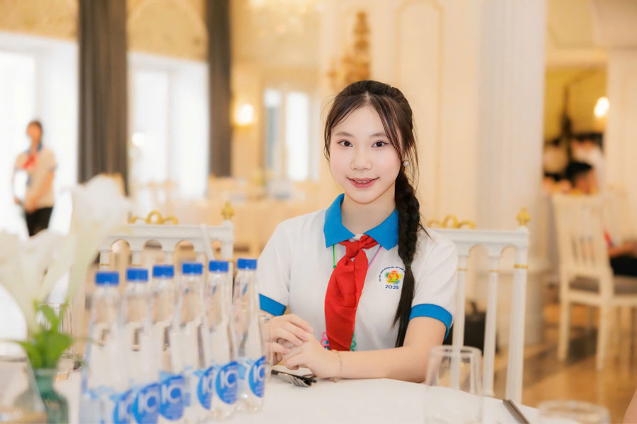 Em Đỗ Trà My - Học sinh trường THCS Nghĩa Tân (Cầu Giấy, Hà Nội). 59ce89b6-c815-4945-9ea7-ae64ac37d63e.jpg