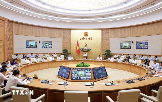 Phiên họp Chính phủ thường kỳ tháng 7 năm 2025. (Ảnh: Dương Giang/TTXVN). Phiên họp Chính phủ thường kỳ tháng 7 năm 2025. (Ảnh: Dương Giang/TTXVN).