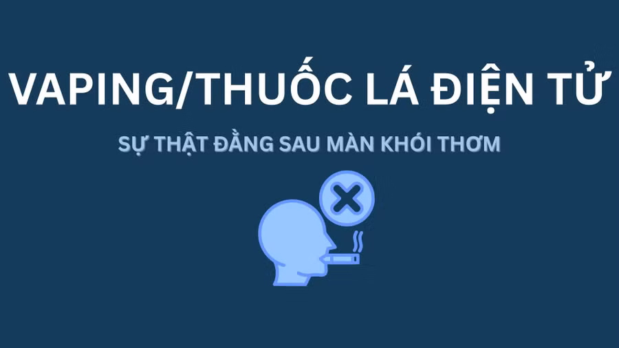 Thuốc lá điện tử - Sự thật đằng sau màn khói thơm