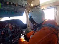 Phi công trên máy bay ném bom chiến lược Tu-160 của Nga.