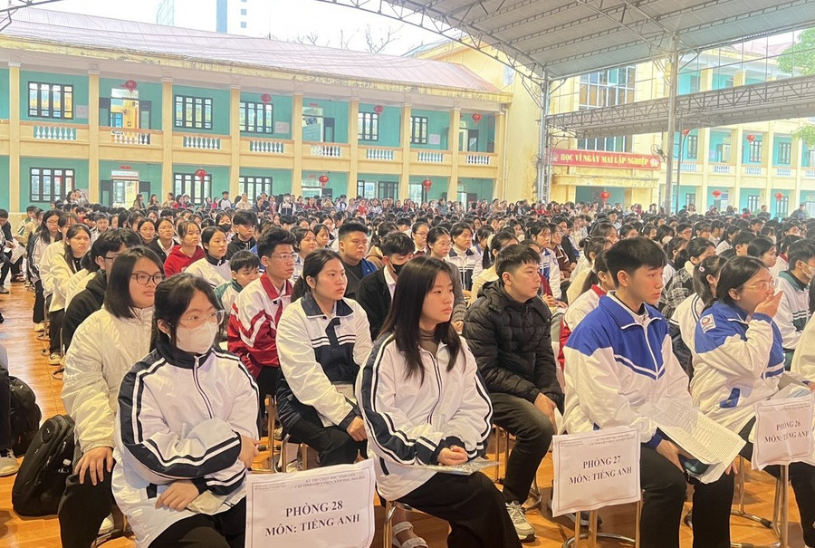 Kỳ thi chọn học sinh giỏi cấp tỉnh lớp 9 năm học 2024 - 2025 diễn ra ngày 2/3/2025 tại Trường THPT Tân Trào (TP Tuyên Quang).