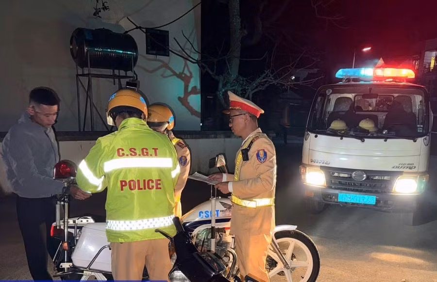 Tạm giữ 225 phương tiện, phạt trên 2,5 tỷ đồng trong 9 ngày nghỉ Tết ở Phú Thọ (ảnh: Công an tỉnh Phú Thọ).