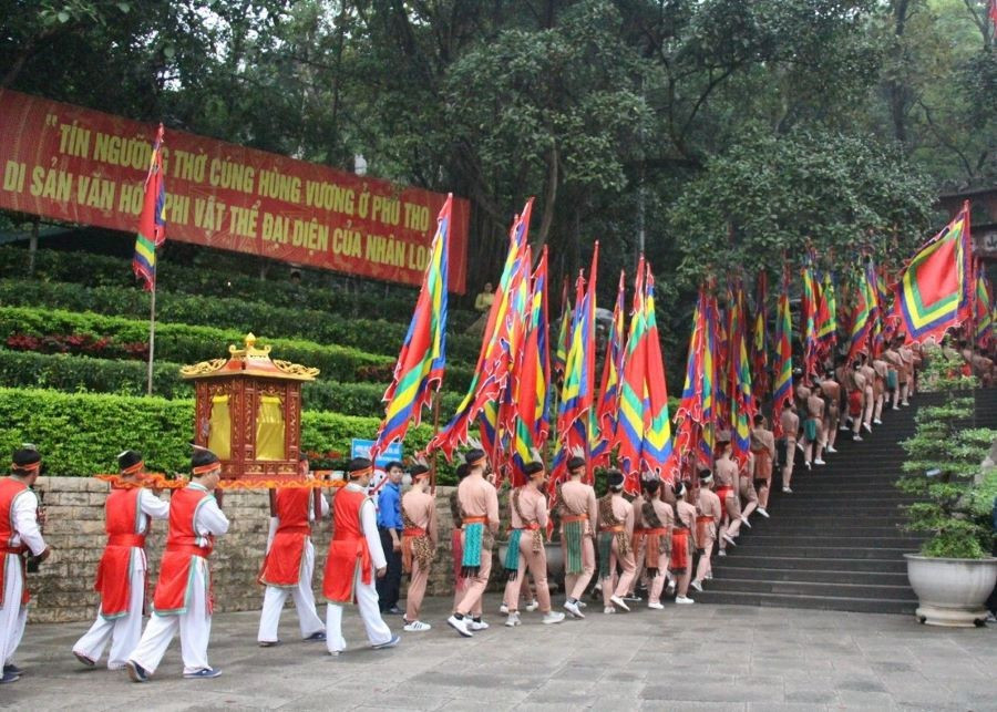 Chương trình Giỗ Tổ Hùng Vương và Tuần Văn hóa - Du lịch Đất Tổ năm Ất Tỵ - 2025 diễn ra từ 29/3 đến 7/4/2025 (ảnh minh họa).