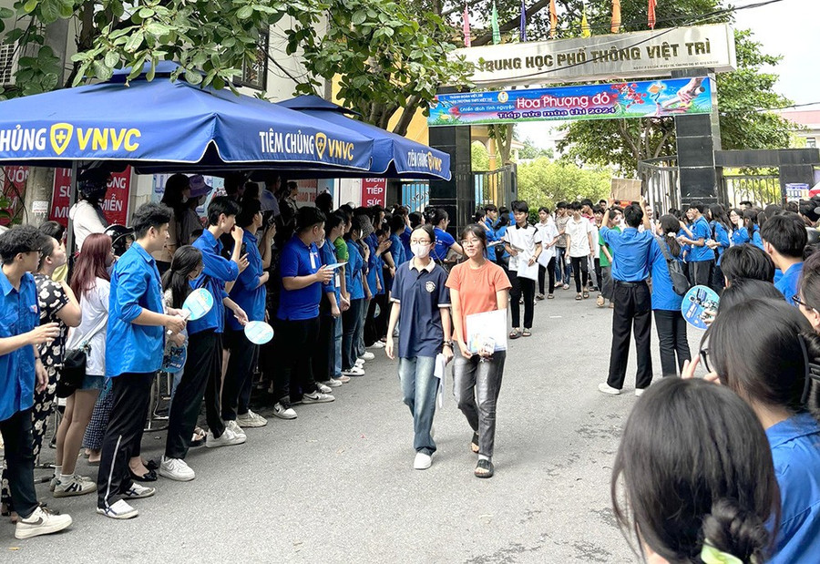 Trường THPT Việt Trì điều chỉnh, bổ sung chỉ tiêu lớp 10 là 13 lớp với 541 học sinh, tăng 1 lớp và tăng 37 học sinh.