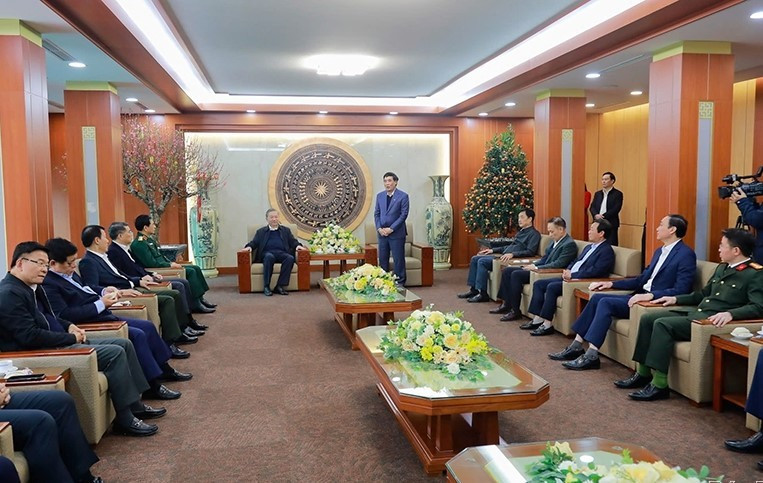 Tổng Bí thư Tô Lâm làm việc tại tỉnh Phú Thọ.
