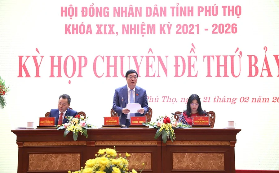 Kỳ họp chuyên đề thứ Bảy của HĐND tỉnh Phú Thọ khóa XIX ngày 21/2/2025 đã quyết định nhiều nội dung quan trọng.