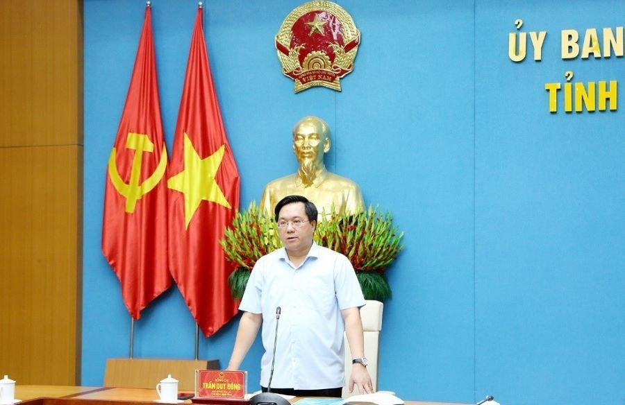 Ông Trần Duy Đông, Chủ tịch UBND tỉnh Phú Thọ phát biểu. 2-454.jpg
