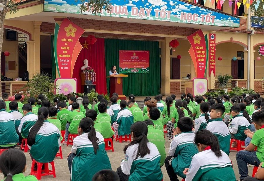 Sôi nổi Ngày hội Thiếu nhi vui khỏe - Tiến bước lên đoàn tại trường Tiểu học Đại An. 484813286-122186131076258827-642623123984932183-n.jpg