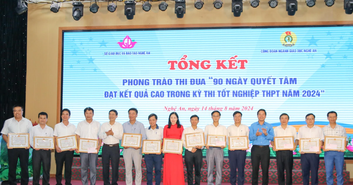 Nghệ An tổng kết phong trào thi đua tại Kỳ thi tốt nghiệp THPT 2024