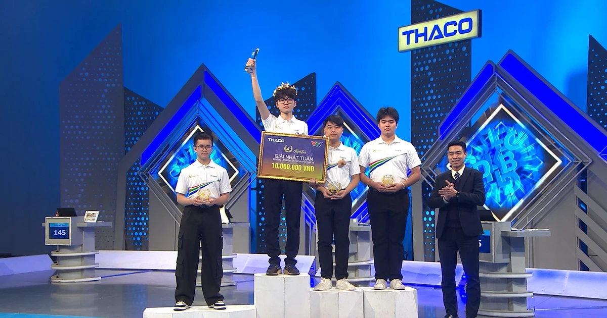 Nam sinh Hà Nội ngược dòng thắng trận thi tuần Olympia