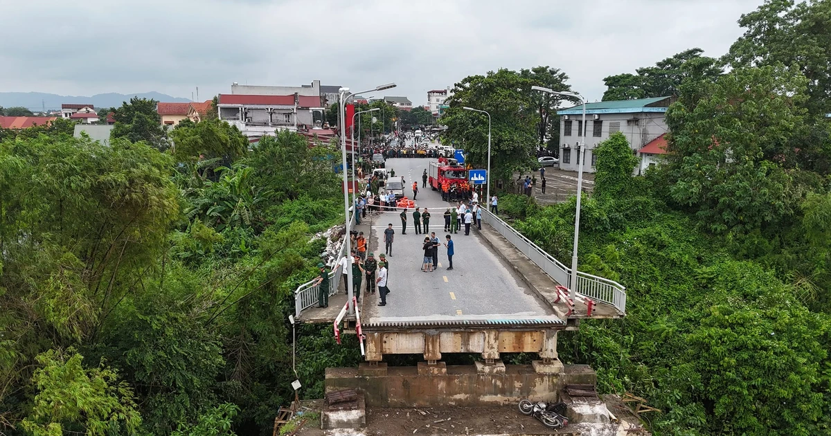 Phú Thọ không để học sinh gián đoạn học tập vì sự cố sập cầu Phong Châu