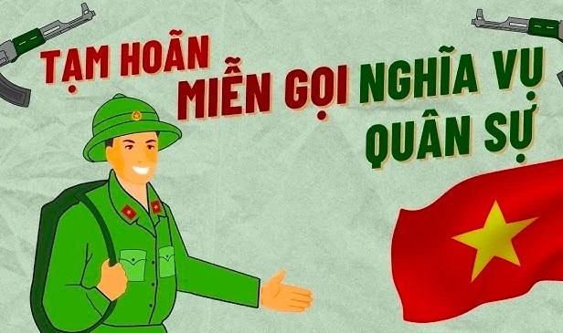 Những công dân được tạm hoãn gọi nhập ngũ