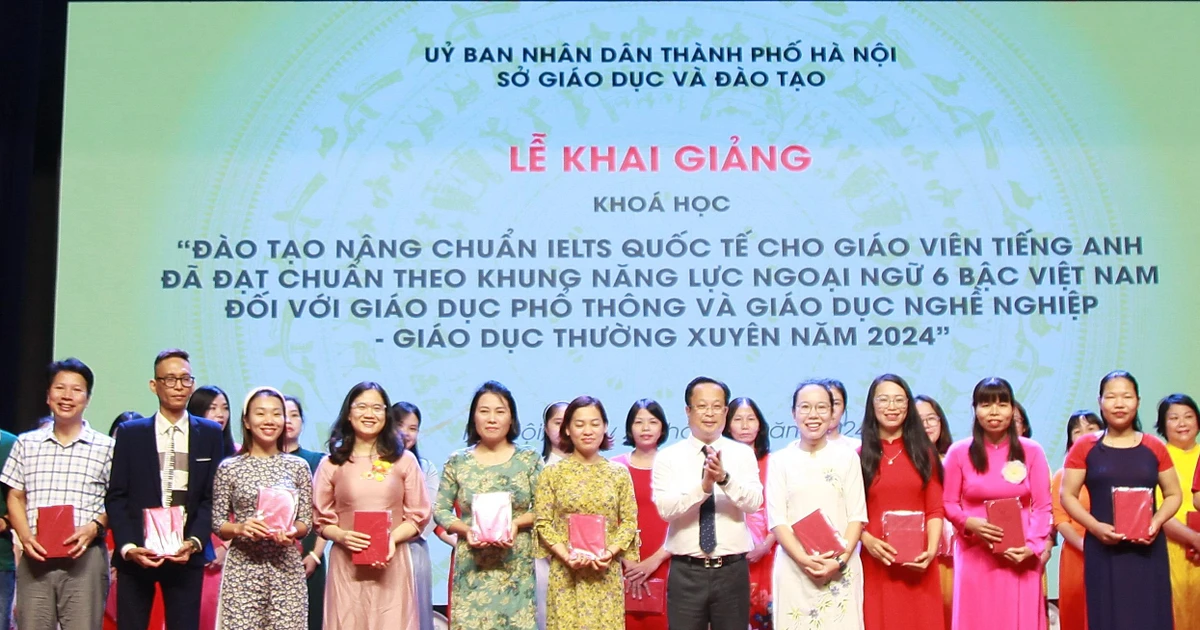 Hà Nội bồi dưỡng nâng chuẩn IELTS cho 1900 giáo viên tiếng Anh