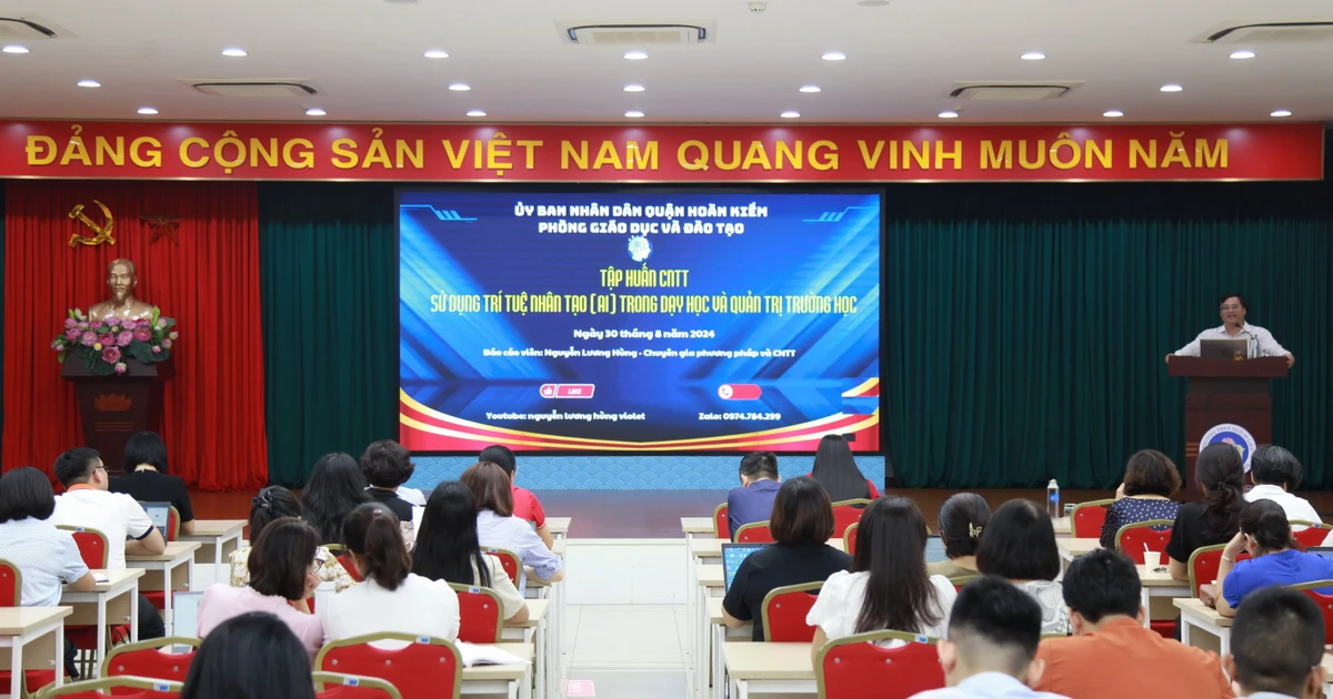 Tăng cường sử dụng trí tuệ nhân tạo AI trong dạy học và quản trị nhà trường