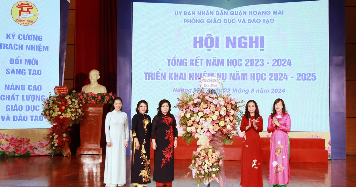 Hà Nội: Ngành GD-ĐT quận Hoàng Mai triển khai nhiệm vụ năm học mới