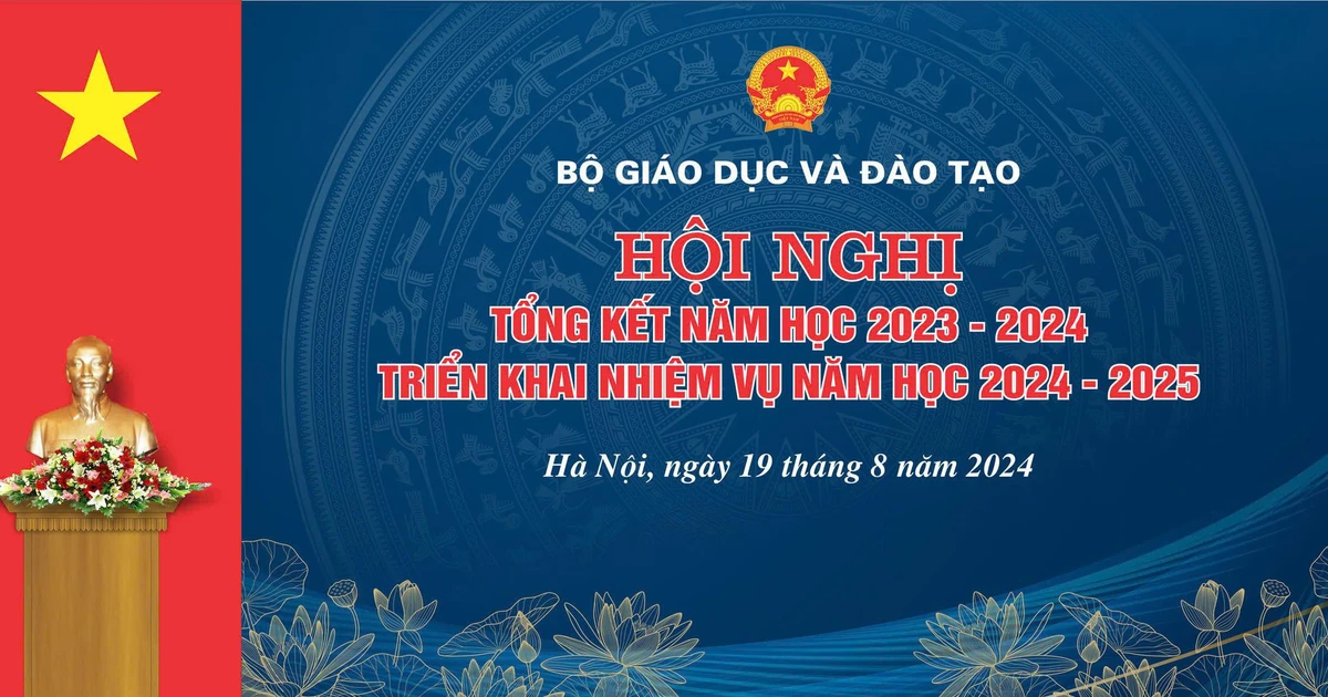 Hội nghị tổng kết năm học 2023-2024, triển khai nhiệm vụ năm học 2024-2025