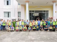 Các đối tượng tại cơ quan Công an.
