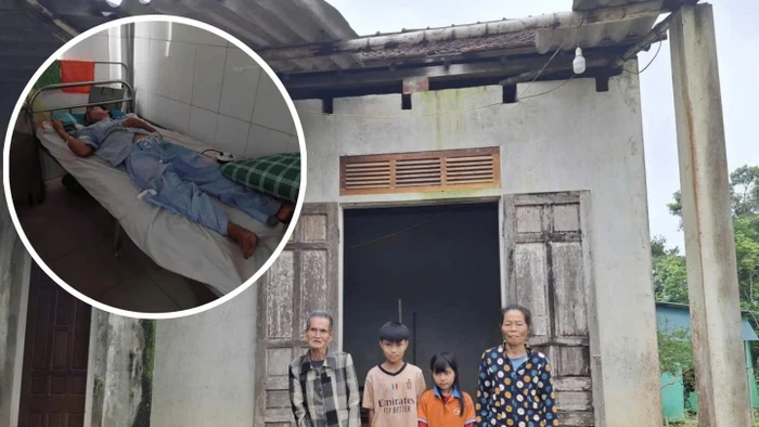 Bố bị tai nạn liệt tủy, 2 đứa trẻ sống cơ cực với ông bà nội già yếu.