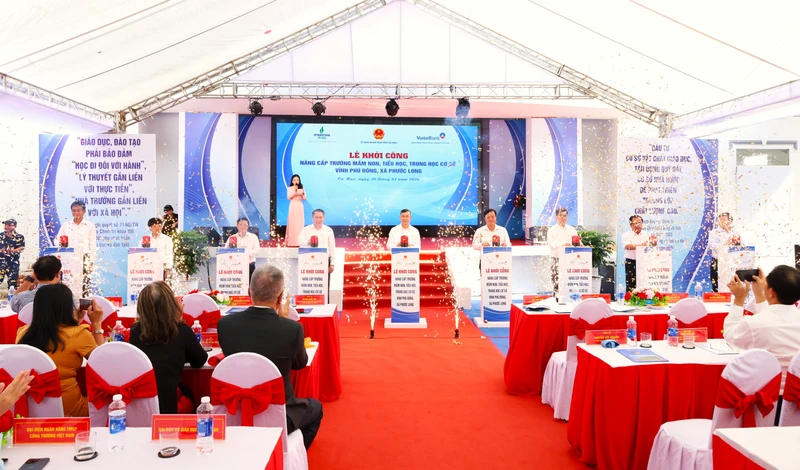 Cà Mau tận dụng trụ sở dôi dư nâng cấp các trường học ở xã Phước Long