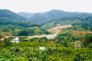 Thôn Abaah 1 (xã Hùng Sơn), khu vực dự kiến xây dựng trường mới. Ảnh: Cổng thông tin điện tử UBND TP Đà Nẵng