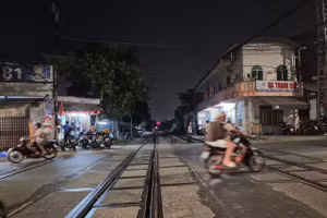 Hiện trường nơi xảy ra vụ việc. 