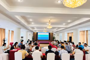 Hội thảo tập huấn về truyền thông lấy trẻ em làm trung tâm trong các tình huống thiên tai.